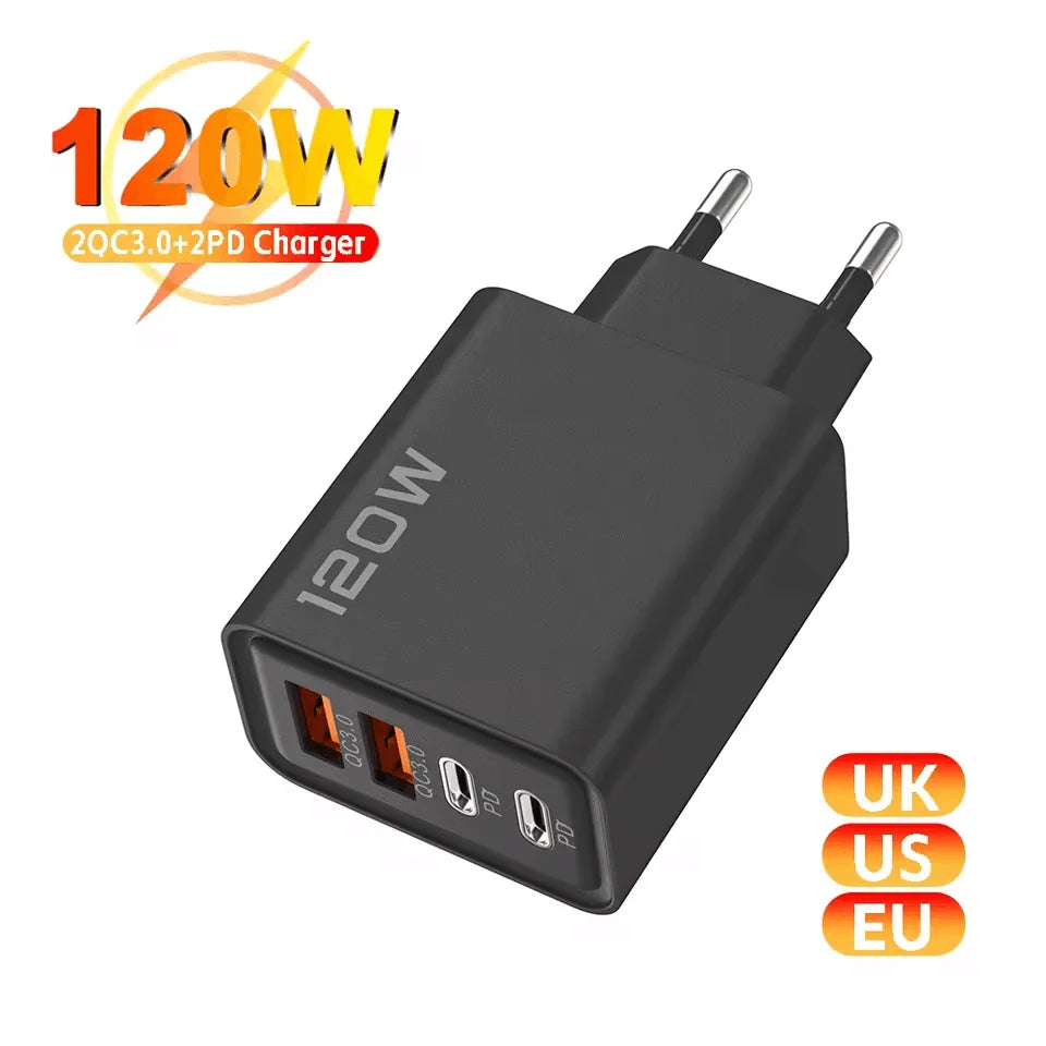 120W Type-C Fast Wall Charger