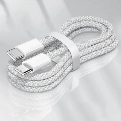 60W USB-C to Type-C Fast Charging Cable for iPhone 15, Samsung