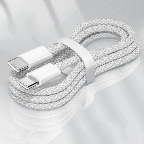 60W USB-C to Type-C Fast Charging Cable for iPhone 15, Samsung