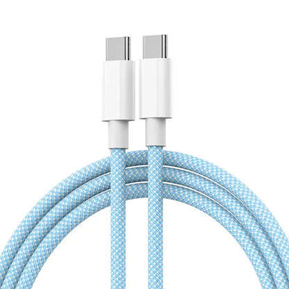 60W USB-C to Type-C Fast Charging Cable for iPhone 15, Samsung